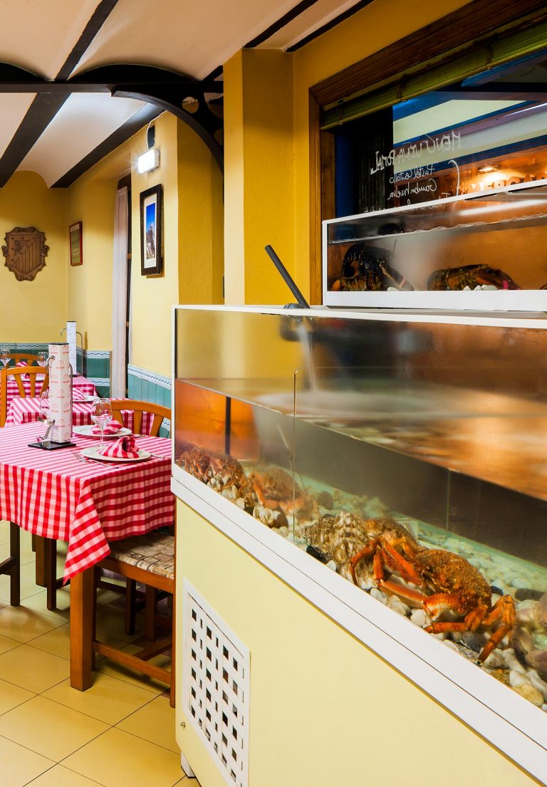 Shellfish farm at Casa Ramón in Oviedo